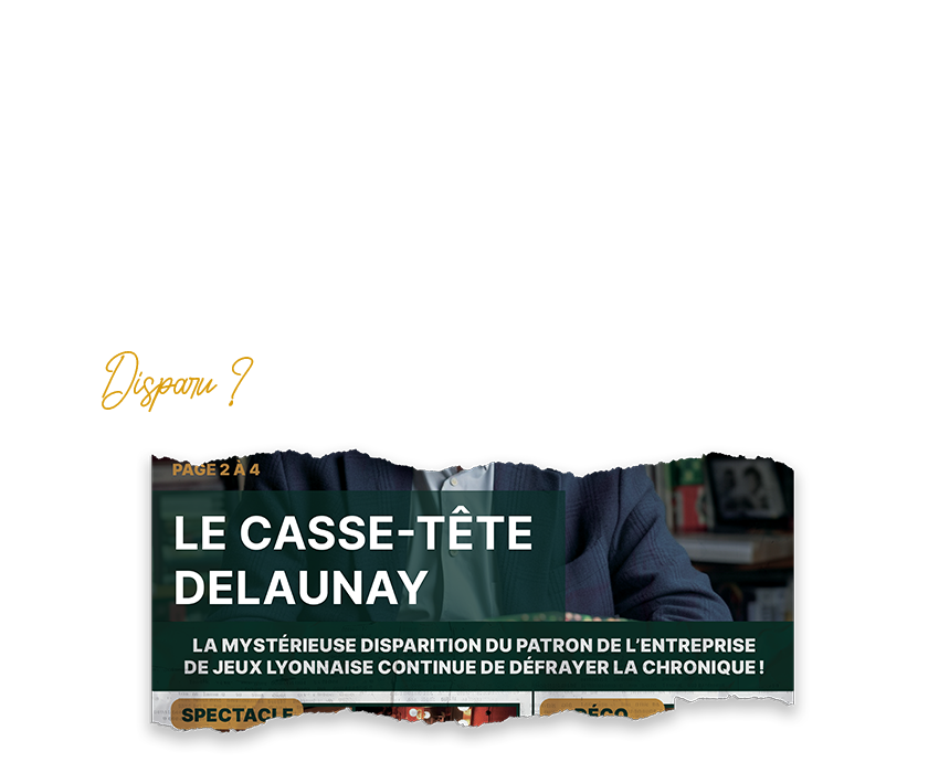 Delaunay, mon enquête